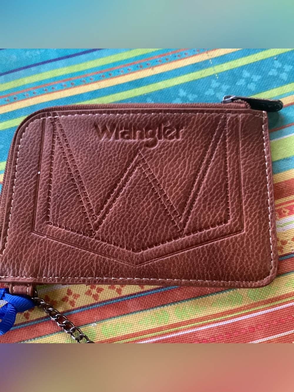 Wrangler Card Wallet with Aztec Design - Picture 4 of 6